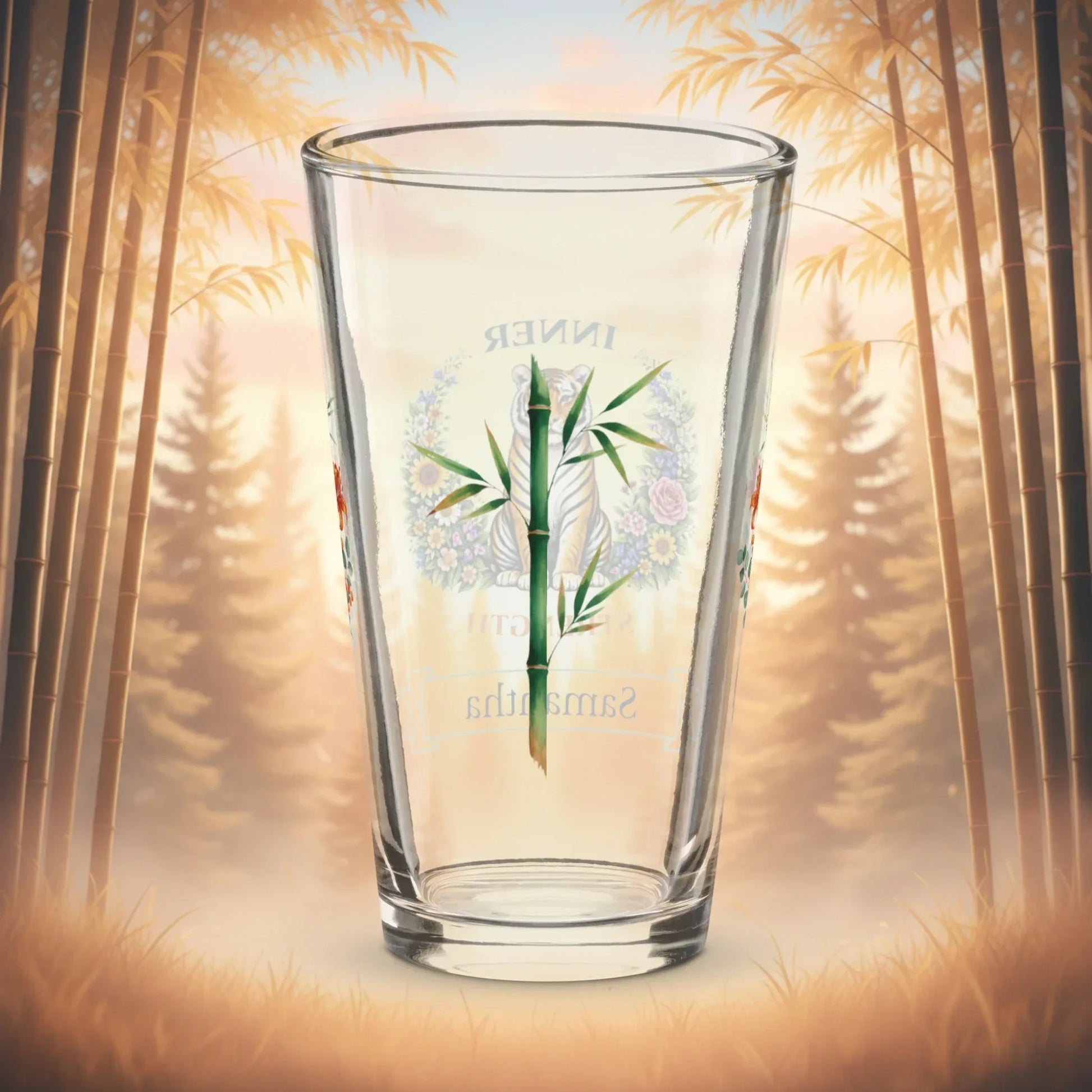 Shop our premium inner strength tiger pint glass from MySisterIsASurvivor.