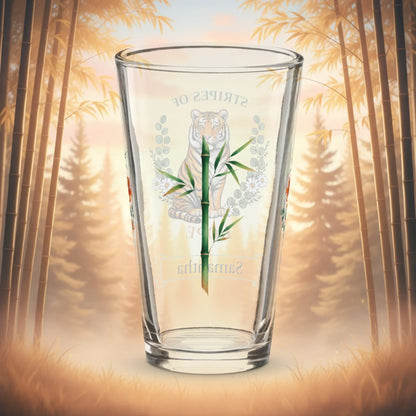 Shop our premium stripes of hope tiger pint glass from MySisterIsASurvivor.