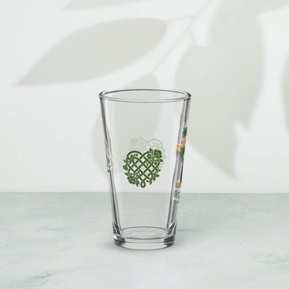 Shop our premium mental health warrior st patrick pint glass from MySisterIsASurvivor.