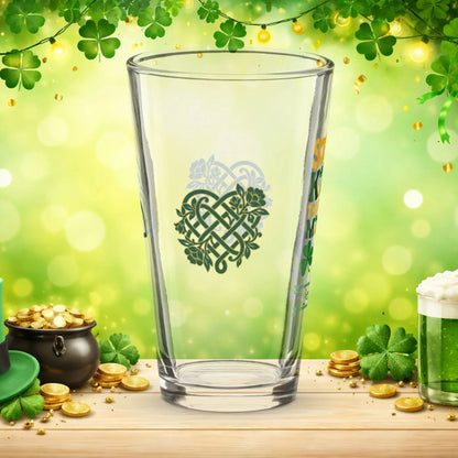 Shop our premium stay kind to your mind st patrick pint glass from MySisterIsASurvivor.