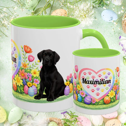 Shop our great dane black puppy easter mug featuring the 11oz style option from MySisterIsASurvivor.