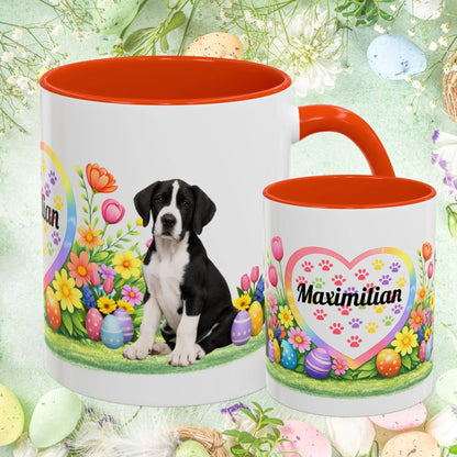 Shop our great dane mantle puppy easter mug featuring the 11oz style option from MySisterIsASurvivor.