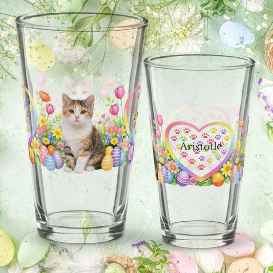 Shop our american wirehair easter kitten pint glass featuring the 16oz style option from MySisterIsASurvivor.