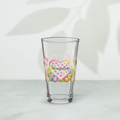 Shop our premium great dane fawn easter puppy pint glass from MySisterIsASurvivor.