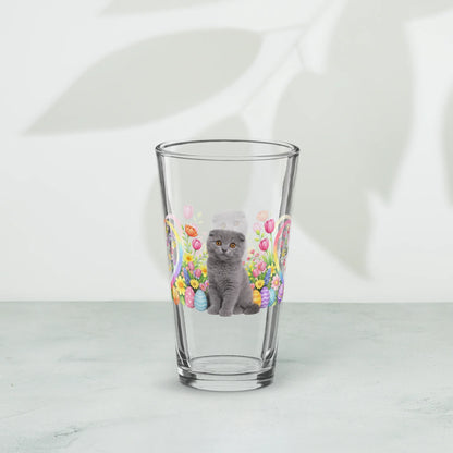 Shop our premium scottish fold easter kitten pint glass from MySisterIsASurvivor.