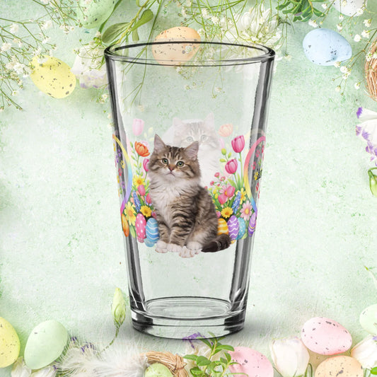 Shop our premium siberian easter kitten pint glass from MySisterIsASurvivor.