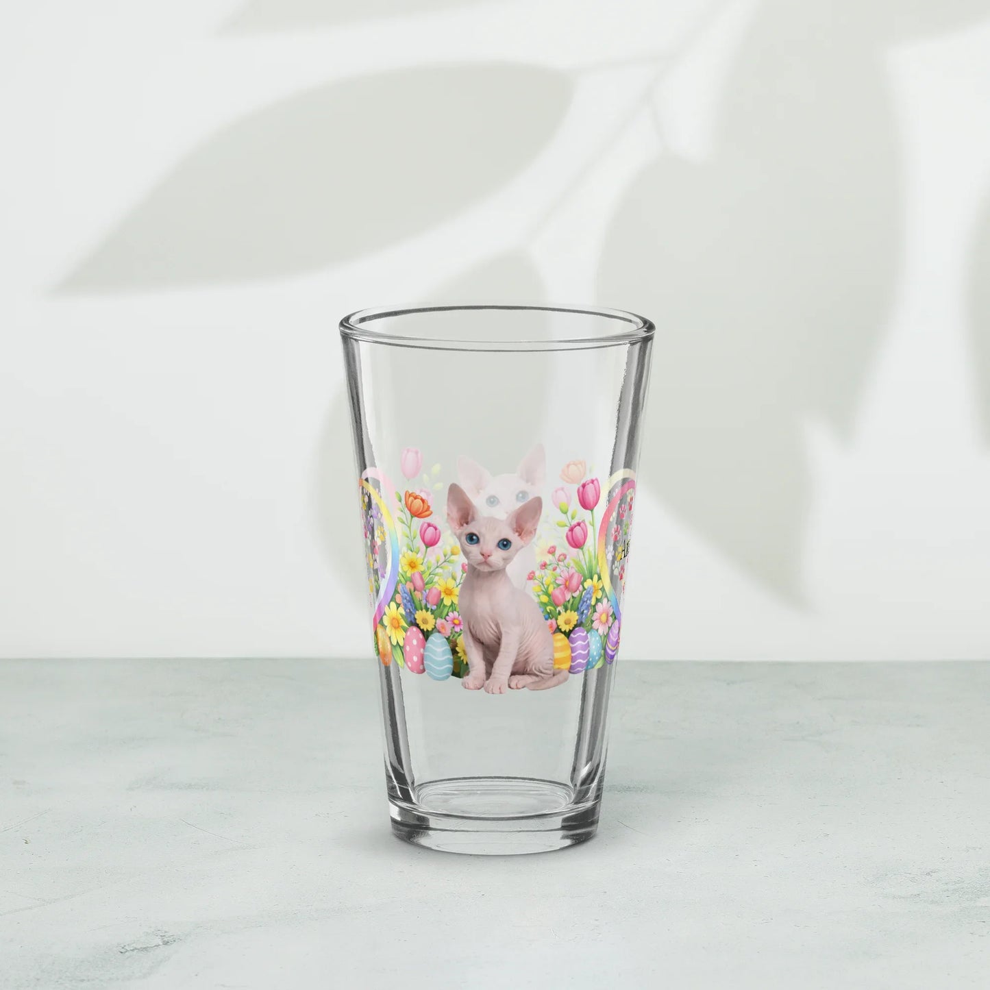 Shop our premium sphynx easter kitten pint glass from MySisterIsASurvivor.