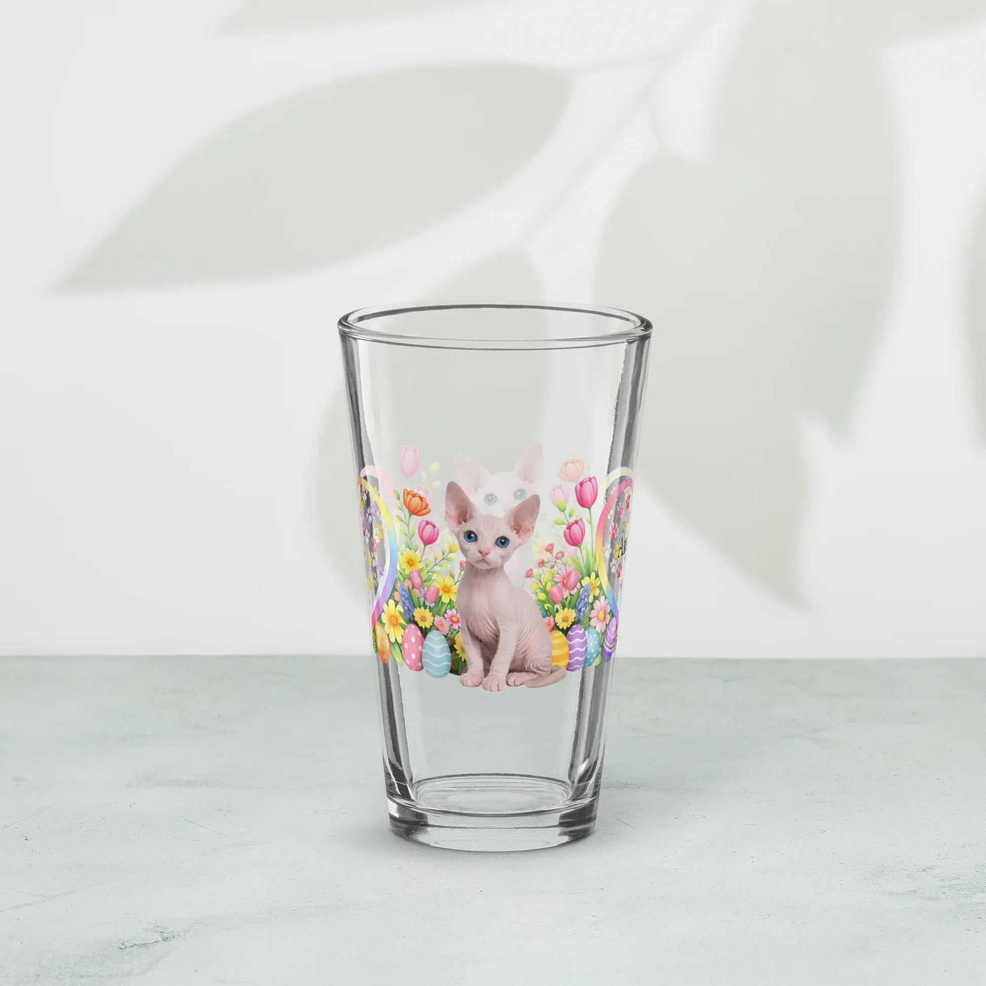 Shop our premium sphynx easter kitten pint glass from MySisterIsASurvivor.