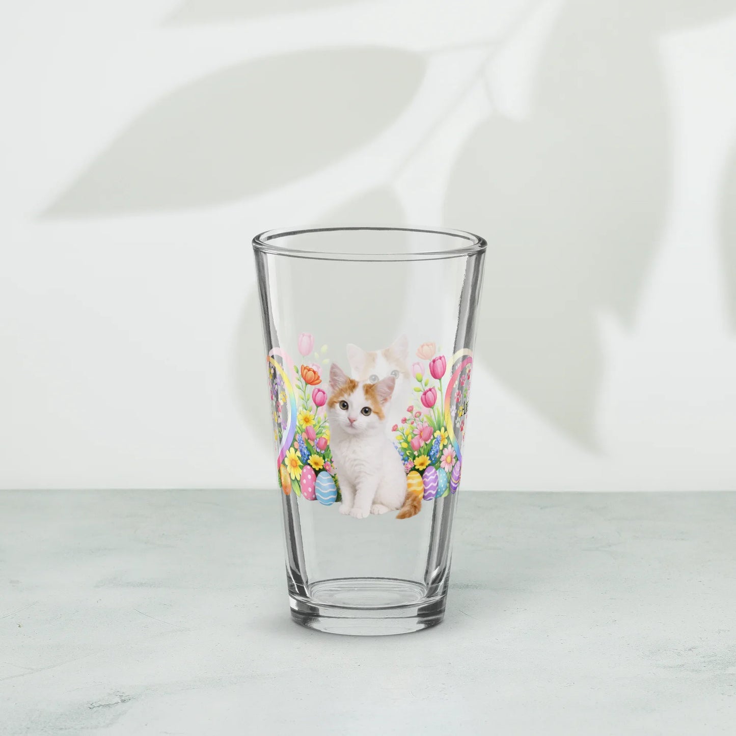 Shop our premium turkish van easter kitten pint glass from MySisterIsASurvivor.