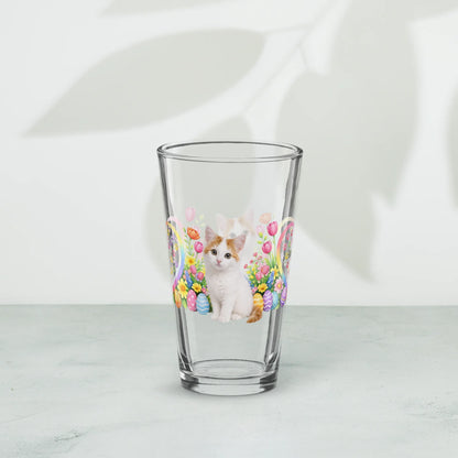 Shop our premium turkish van easter kitten pint glass from MySisterIsASurvivor.