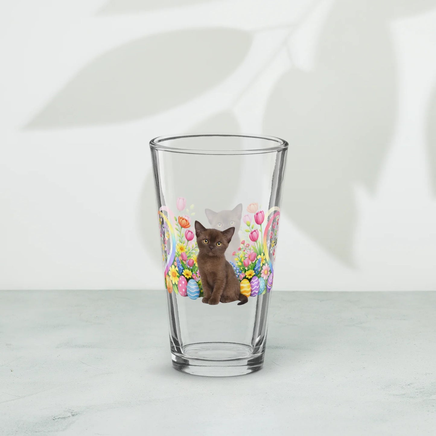 Shop our premium burmese easter kitten pint glass from MySisterIsASurvivor.