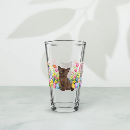 Shop our premium burmese easter kitten pint glass from MySisterIsASurvivor.
