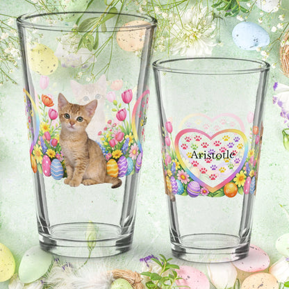 Shop our ceylon easter kitten pint glass featuring the 16oz style option from MySisterIsASurvivor.