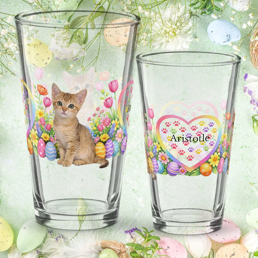 Shop our ceylon easter kitten pint glass featuring the 16oz style option from MySisterIsASurvivor.