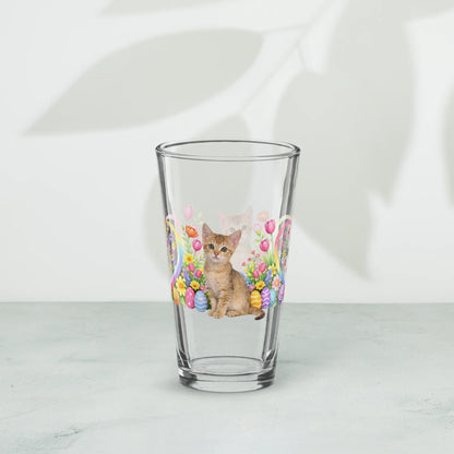 Shop our premium ceylon easter kitten pint glass from MySisterIsASurvivor.