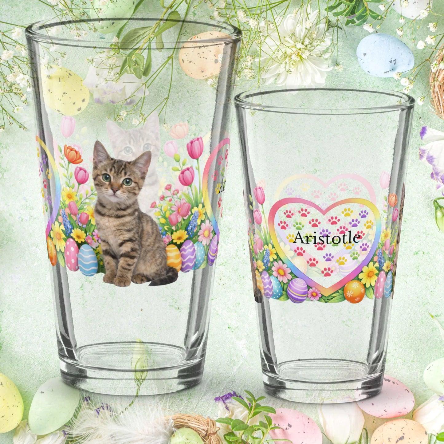 Shop our dragon li easter kitten pint glass featuring the 16oz style option from MySisterIsASurvivor.