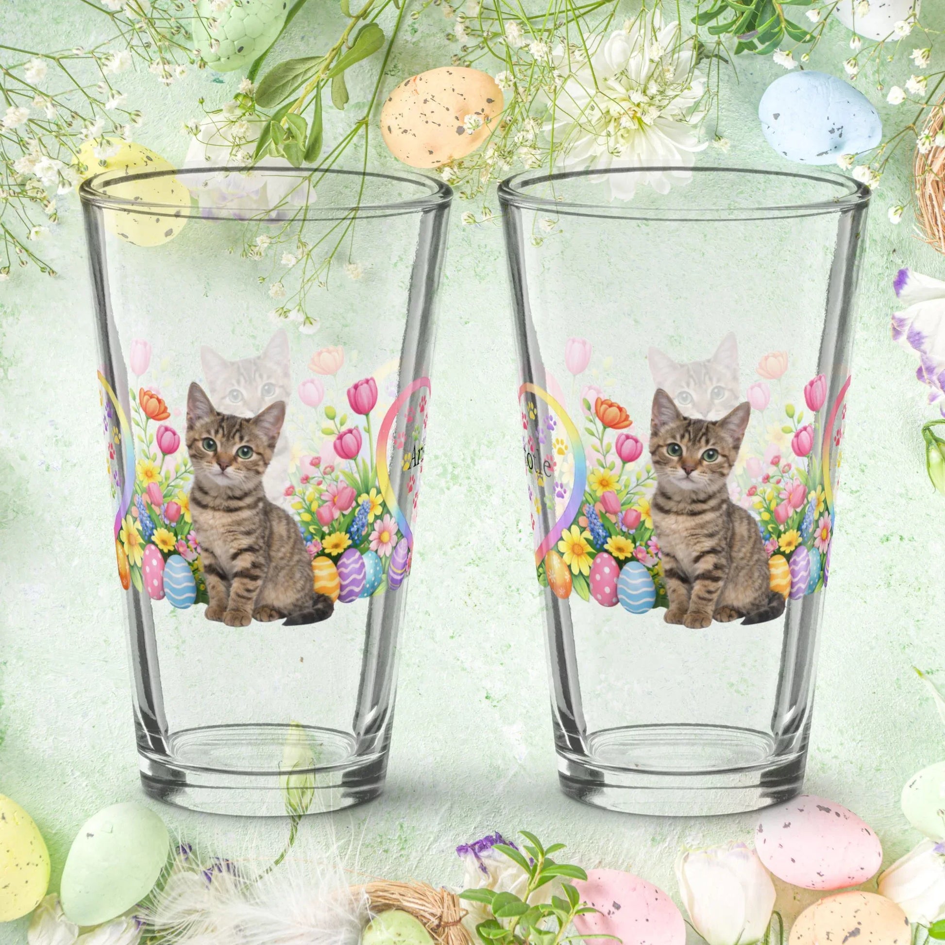 Shop our premium dragon li easter kitten pint glass from MySisterIsASurvivor.