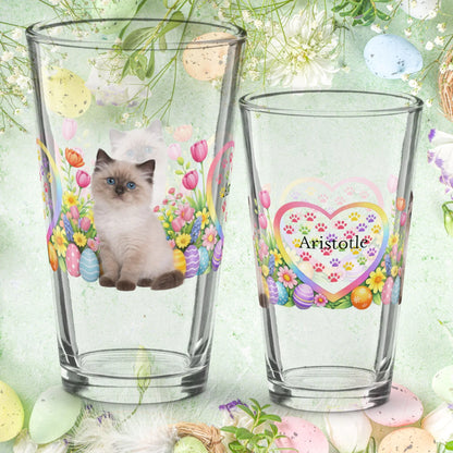 Shop our himalayan easter kitten pint glass featuring the 16oz style option from MySisterIsASurvivor.