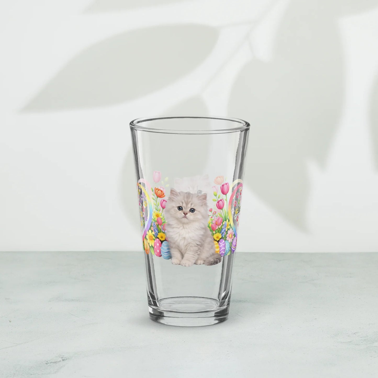 Shop our premium persian easter kitten pint glass from MySisterIsASurvivor.