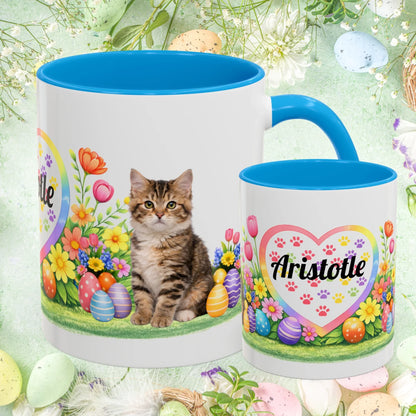 Shop our american bobtail kitten easter mug featuring the 11oz style option from MySisterIsASurvivor.