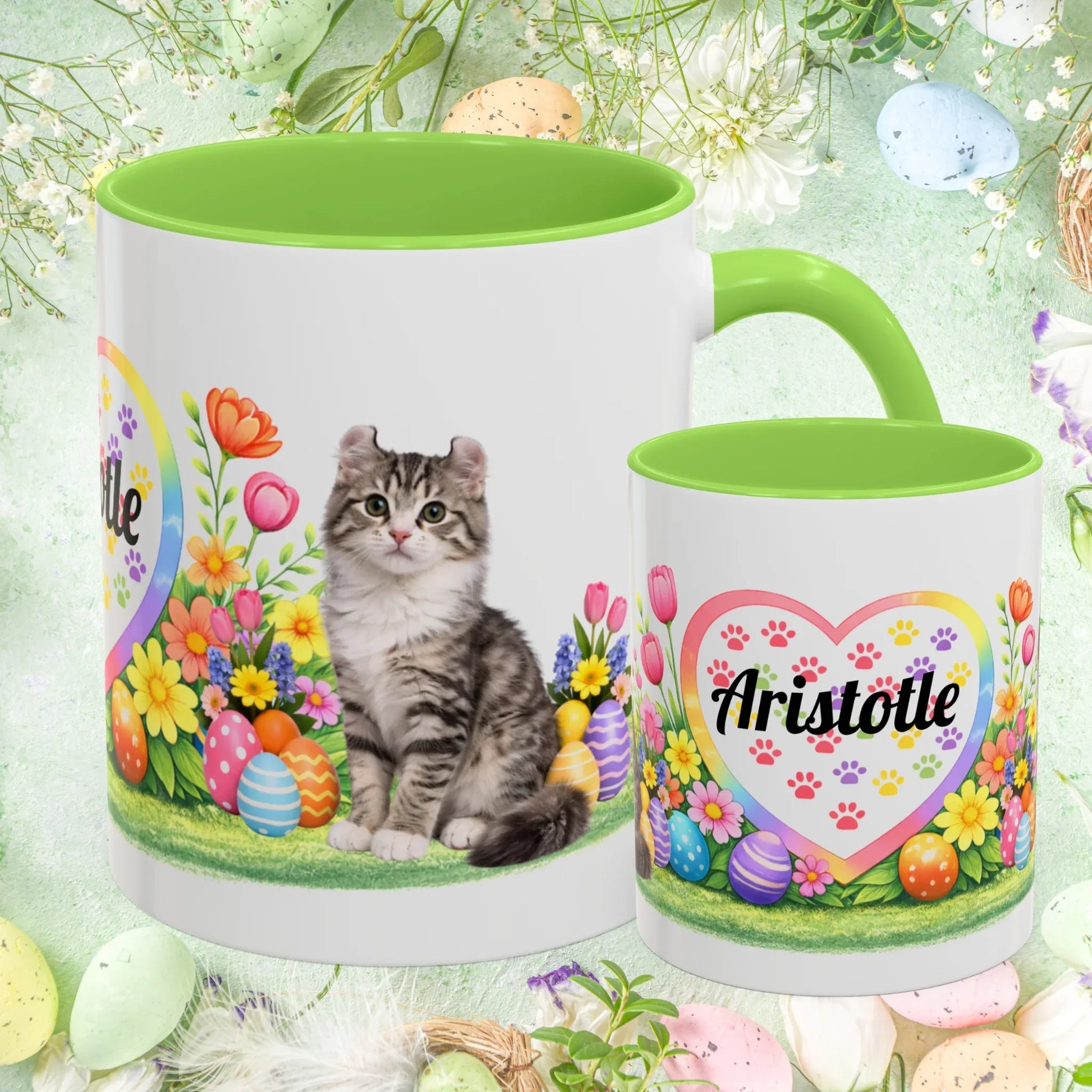 Shop our american curl kitten easter mug featuring the 11oz style option from MySisterIsASurvivor.