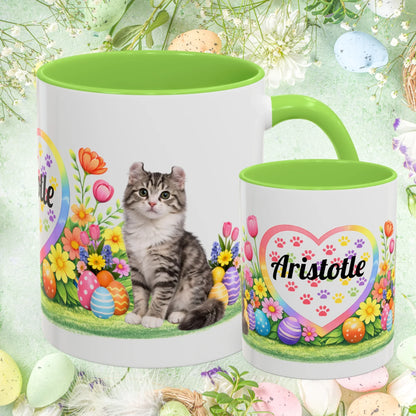 Shop our american curl kitten easter mug featuring the 11oz style option from MySisterIsASurvivor.