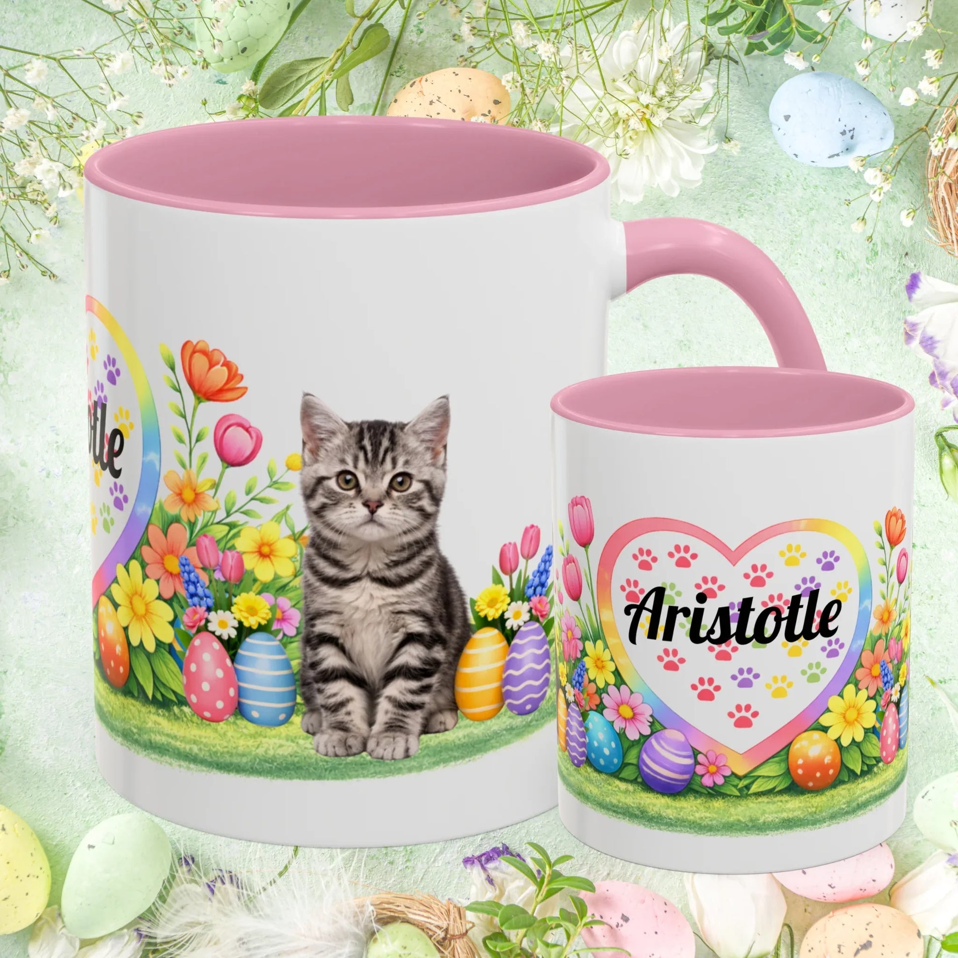 Shop our american shorthair kitten easter mug featuring the 11oz style option from MySisterIsASurvivor.