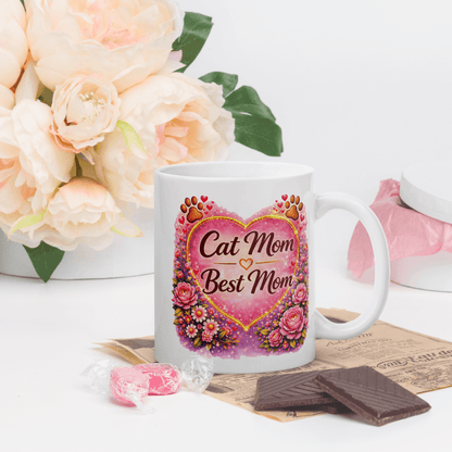 Shop our premium cat mom best mom fur mom mug from MySisterIsASurvivor.