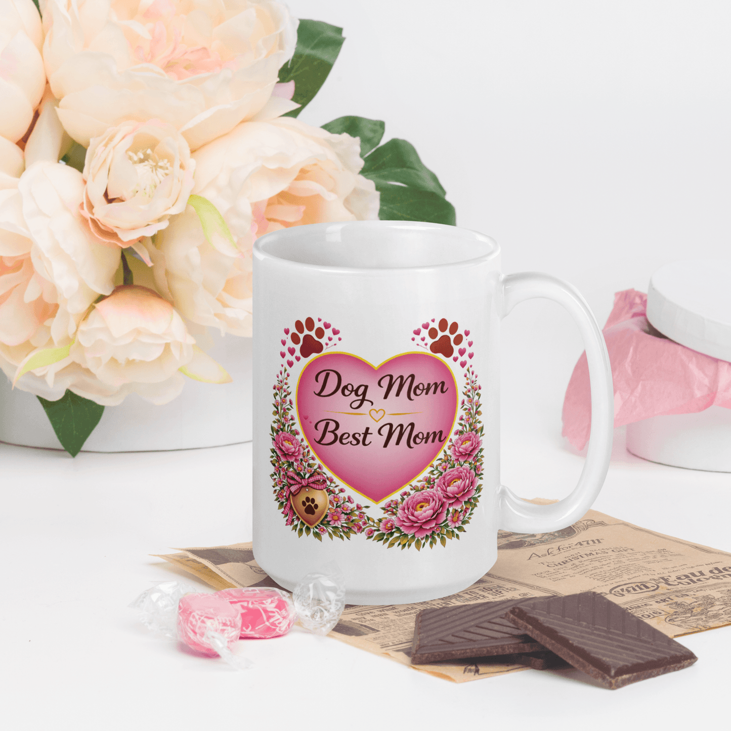 Shop our premium dog mom best mom fur mom mug from MySisterIsASurvivor.