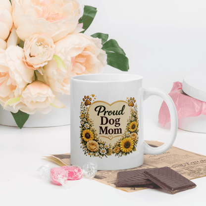 Shop our premium proud dog mom fur mom mug from MySisterIsASurvivor.