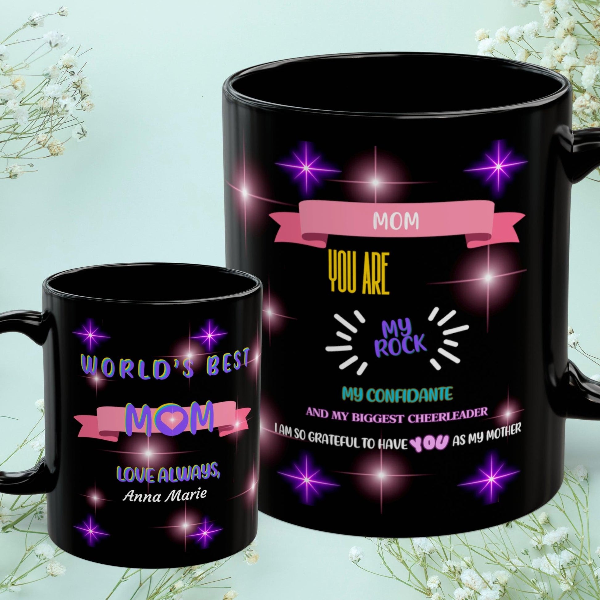 Shop our mom you are my rock mom mug featuring the 11oz style option from MySisterIsASurvivor.