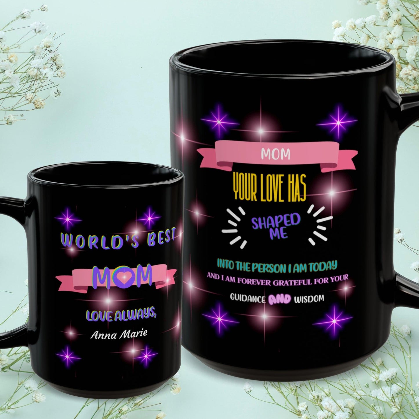 Shop our premium mom your love has shaped me mom mug from MySisterIsASurvivor.