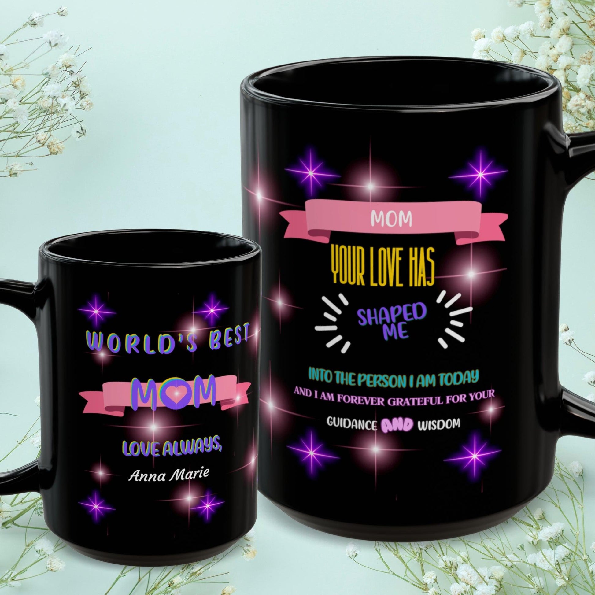 Shop our premium mom your love has shaped me mom mug from MySisterIsASurvivor.