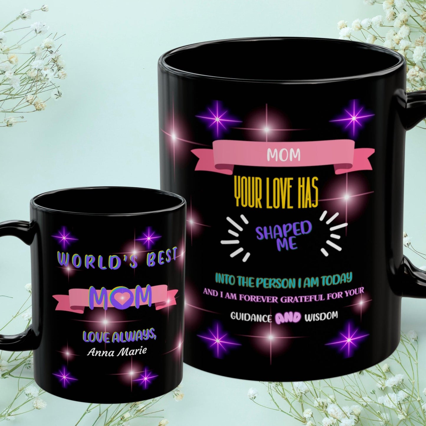 Shop our mom your love has shaped me mom mug featuring the 11oz style option from MySisterIsASurvivor.
