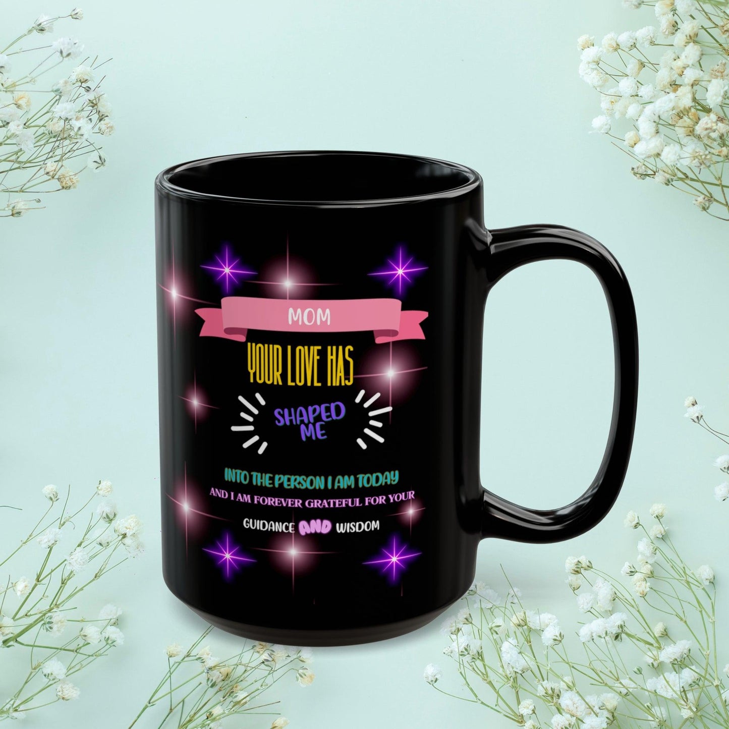 Shop our premium mom your love has shaped me mom mug from MySisterIsASurvivor.