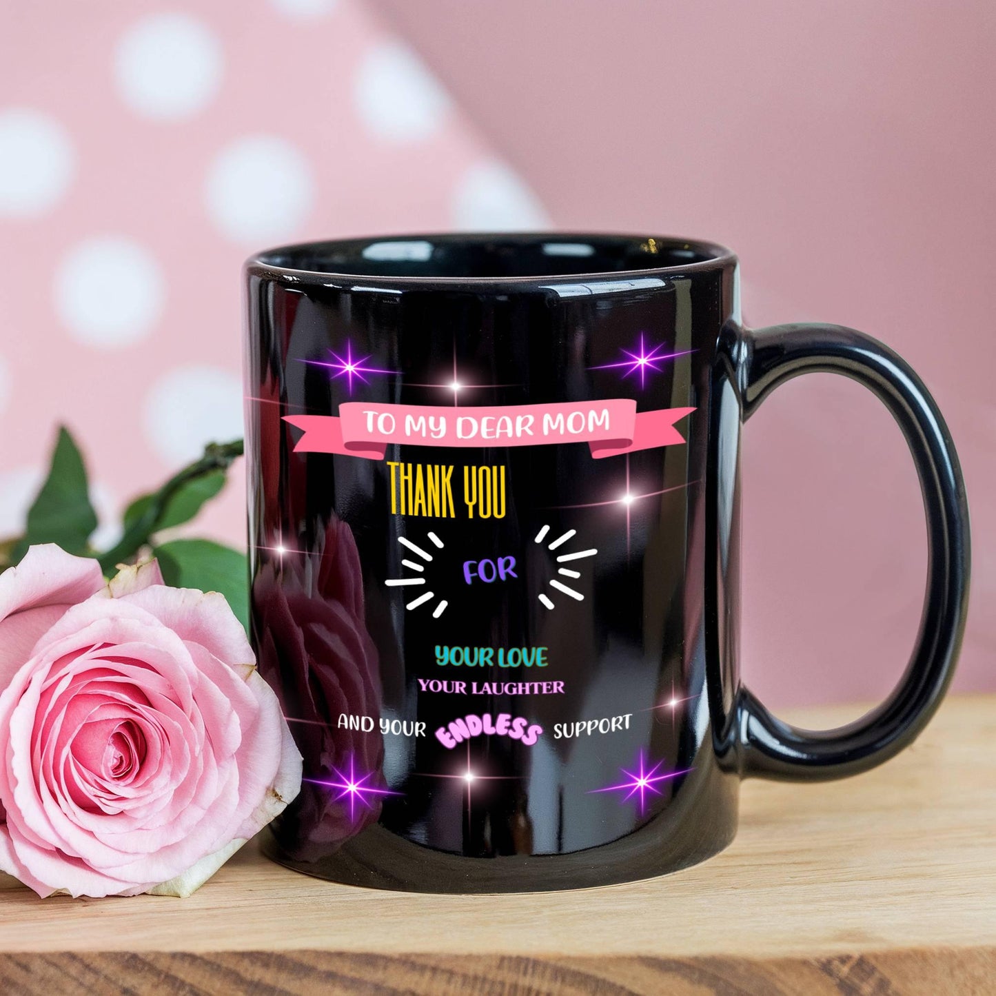 Shop our premium to my dear mom thank you mom mug from MySisterIsASurvivor.