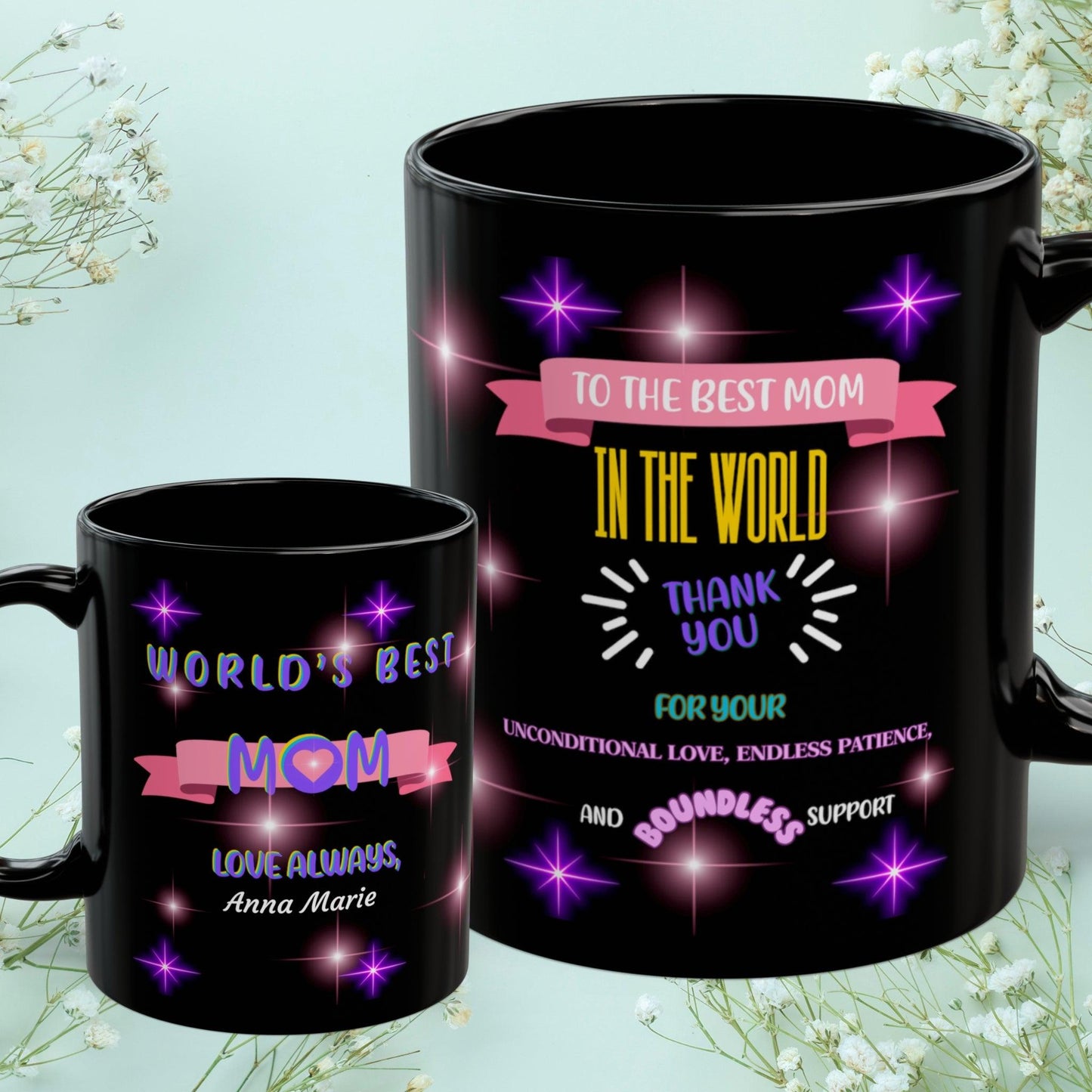 Shop our to the best mom in the world mom mug featuring the 11oz style option from MySisterIsASurvivor.
