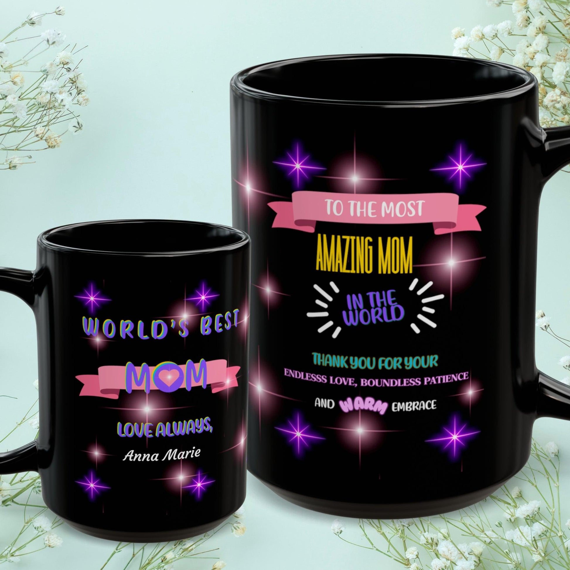 Shop our premium to the most amazing mom in the world mom mug from MySisterIsASurvivor.