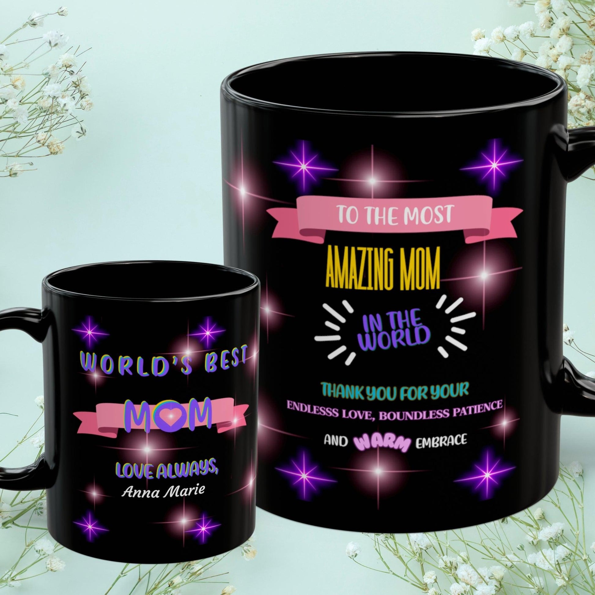 Shop our to the most amazing mom in the world mom mug featuring the 11oz style option from MySisterIsASurvivor.