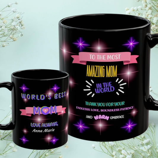 Shop our to the most amazing mom in the world mom mug featuring the 11oz style option from MySisterIsASurvivor.