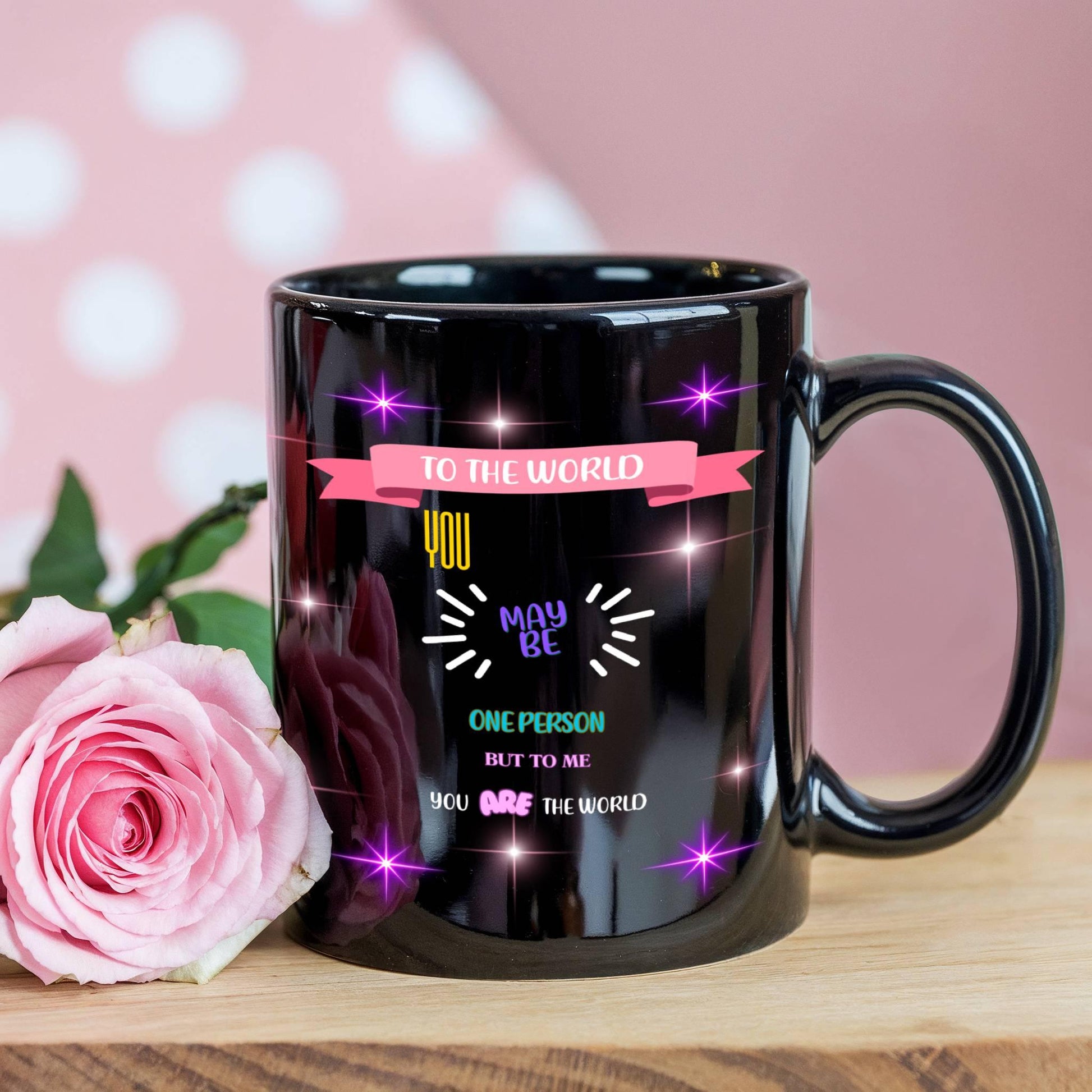 Shop our to the world you may be one person mom mug featuring the 15oz style option from MySisterIsASurvivor.