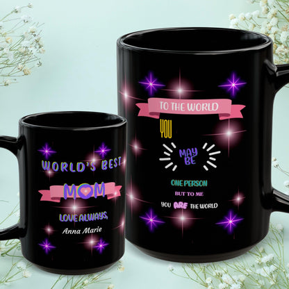 Shop our premium to the world you may be one person mom mug from MySisterIsASurvivor.