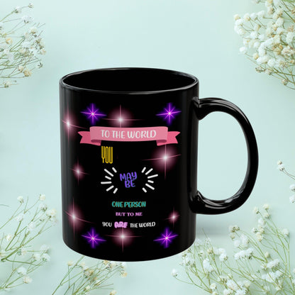 Shop our premium to the world you may be one person mom mug from MySisterIsASurvivor.