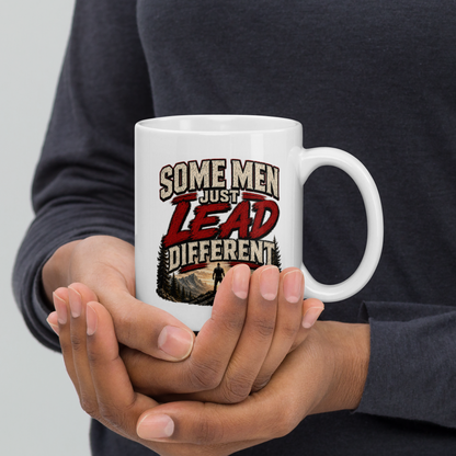 Some men just lead different personalized mug, bold Father’s Day gift for leader dads