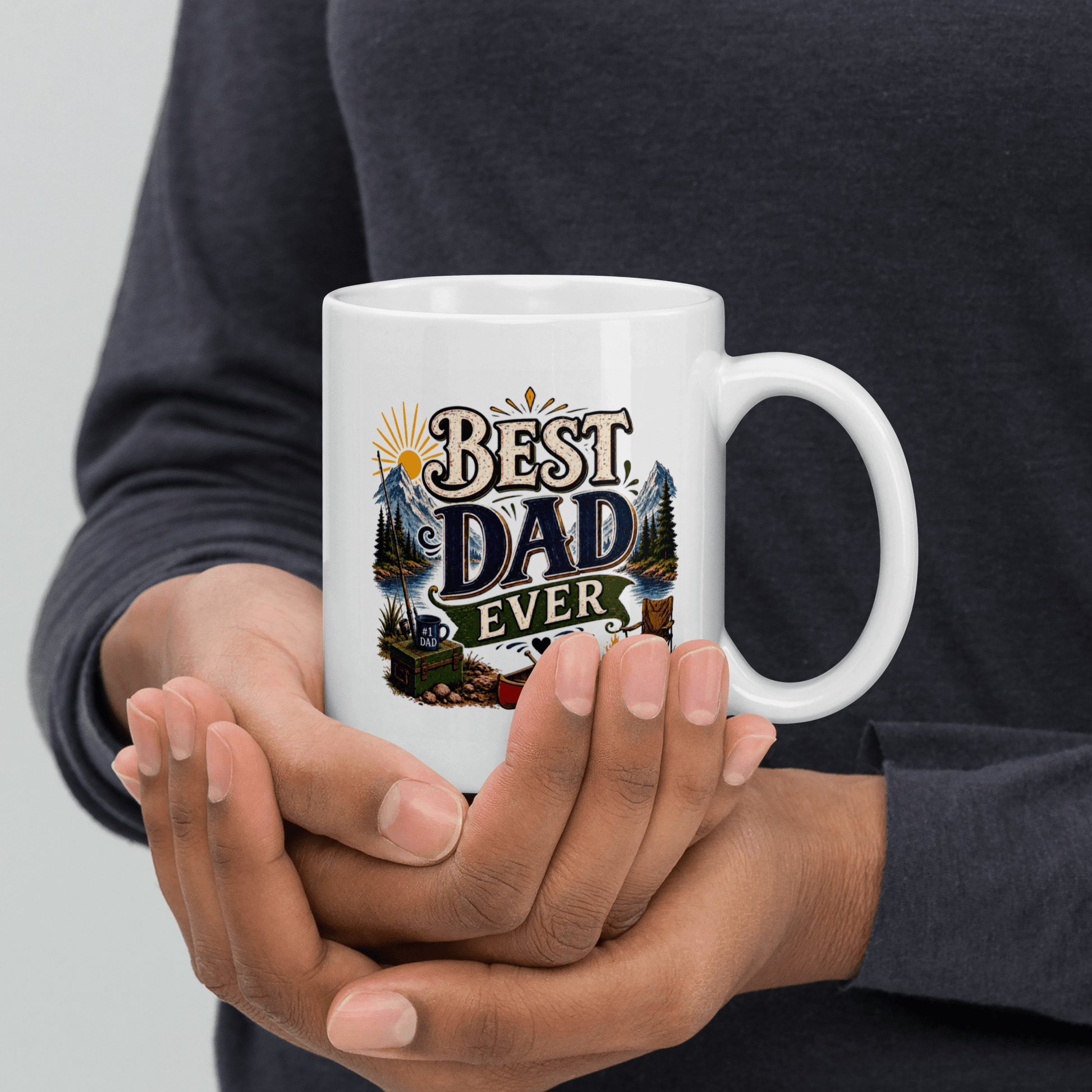 Shop our premium best dad ever mug from MySisterIsASurvivor.