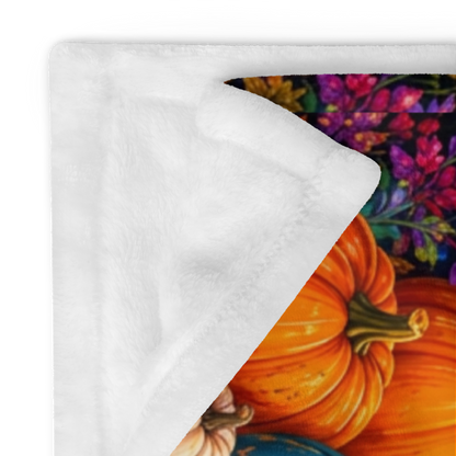 Kindness Is Magic Velveteen Blanket - Ghost with Star Wand and Be Kind Spread Joy Make Magic Sign