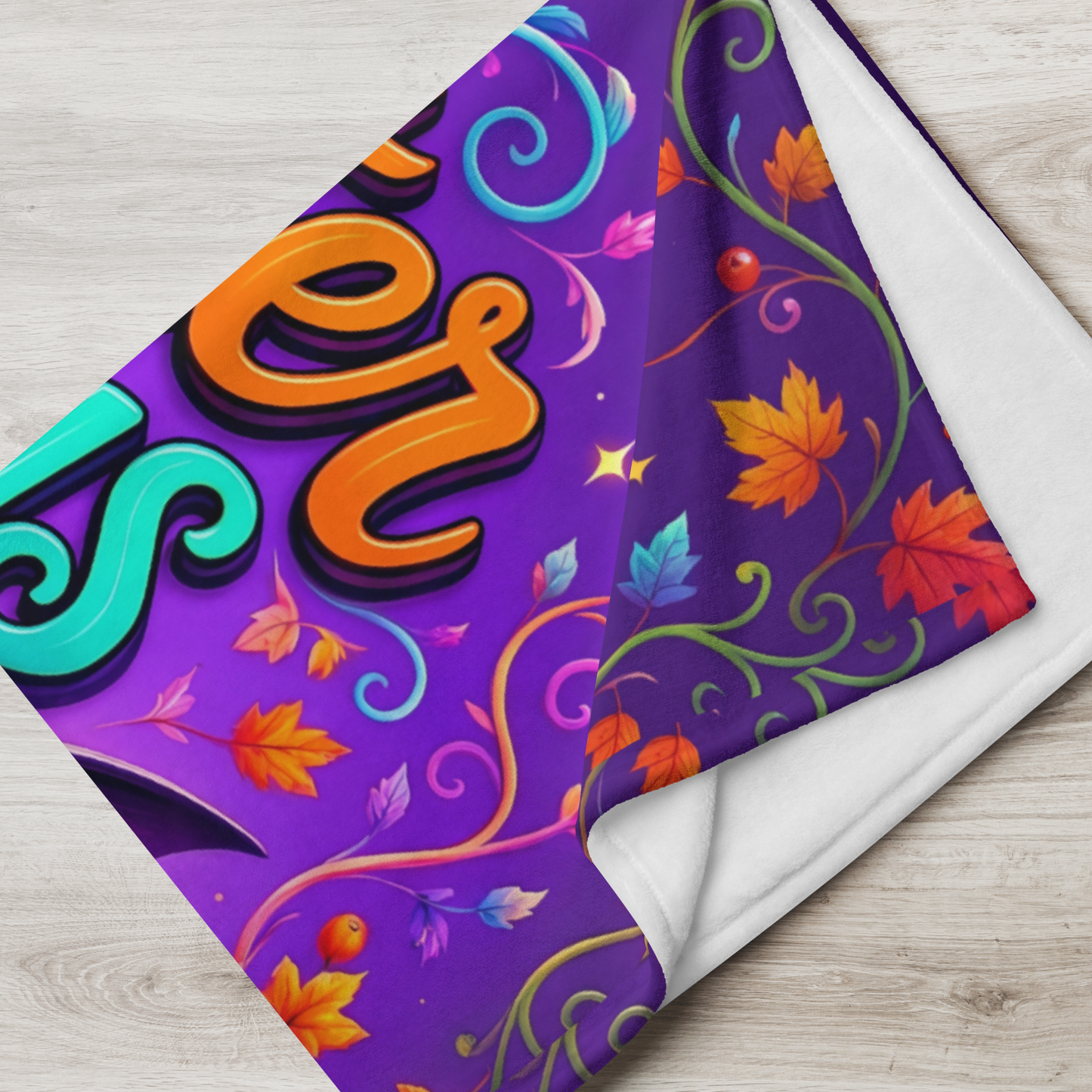 Bat-ter Days Ahead Velveteen Blanket - Bat with Stay Positive You've Got This Sign and Good Vibes Books
