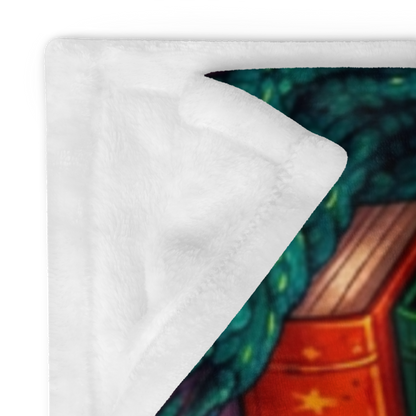 Boo to Burnout Velveteen Blanket - Ghost with Rest Recharge Repeat Mug and Self Care Boundaries Books