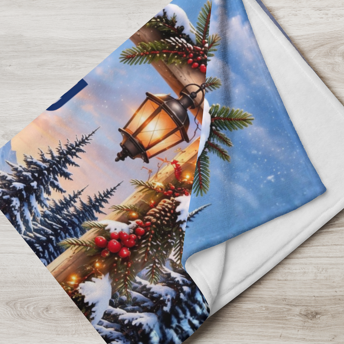 Belgian Malinois (Cream Coat) - Personalized Woodland Blanket, Custom Dog Name Gift for Mali Moms