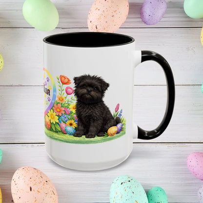 Shop our affenpinscher puppy easter mug featuring the 15oz style option from MySisterIsASurvivor.